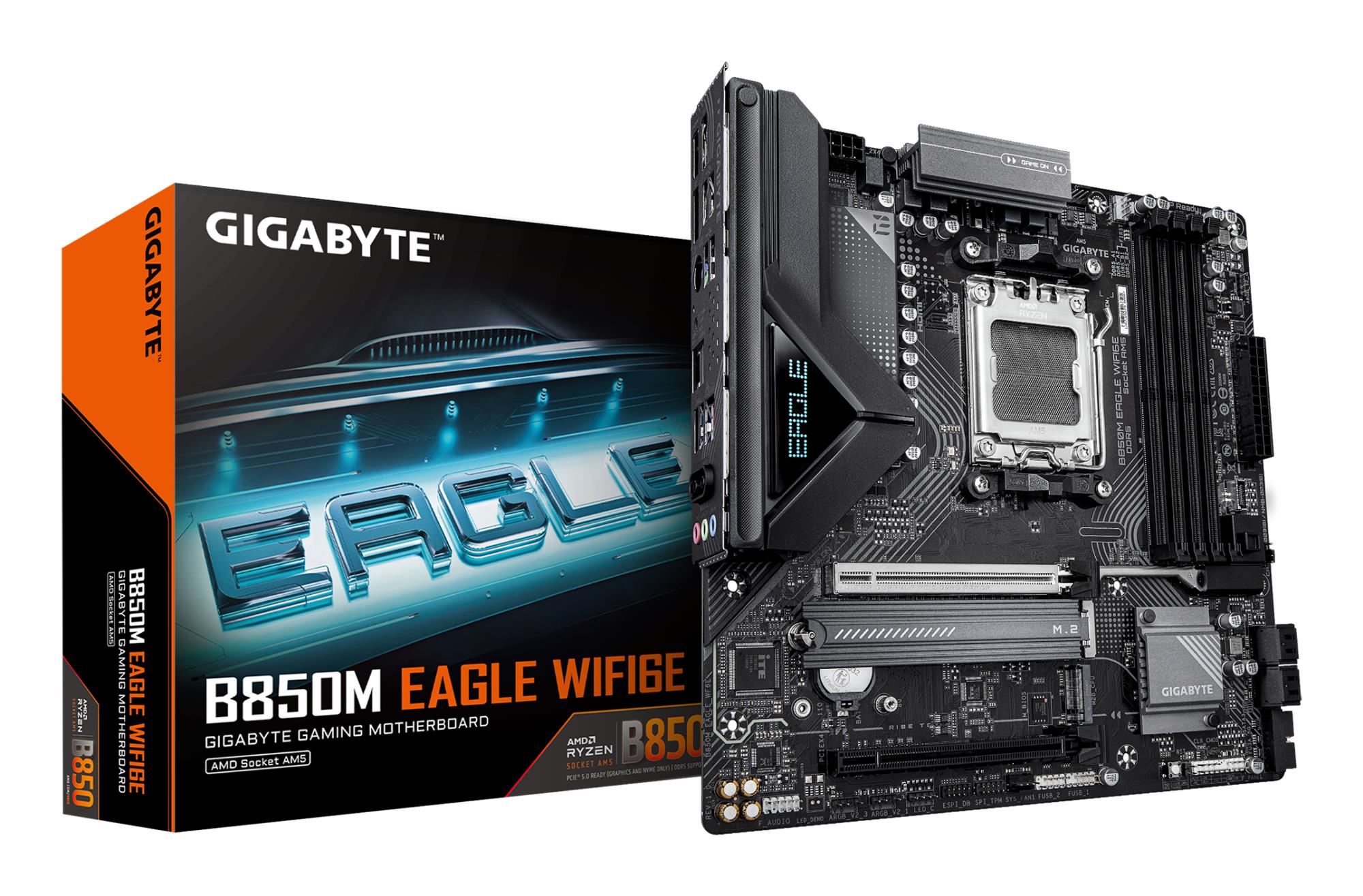 Mainboard GIGABYTE AMD B850 SAM5 Micro-ATX Memory DDR5 Memory slots 4 B850MEAGLEWF6E