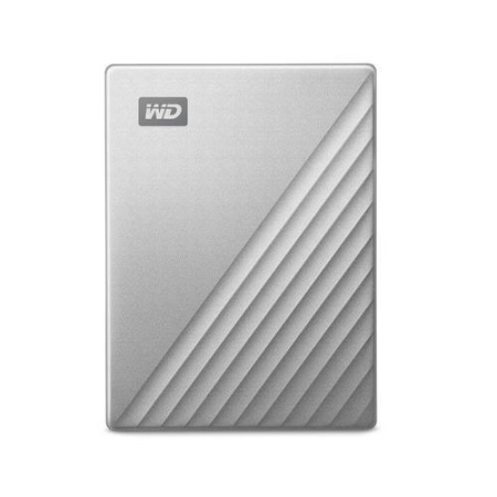 External HDD WESTERN DIGITAL My Passport Ultra 2TB USB 3.0 USB-C Colour Silver WDBC3C0020BSL-WESN