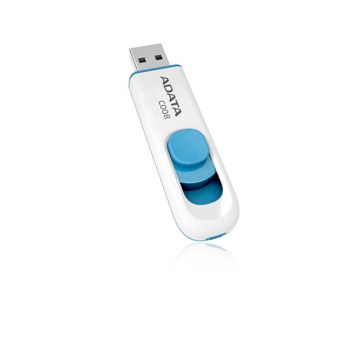 MEMORY DRIVE FLASH USB2 64GB/WH./BLUE AC008-64G-RWE ADATA - Image 3