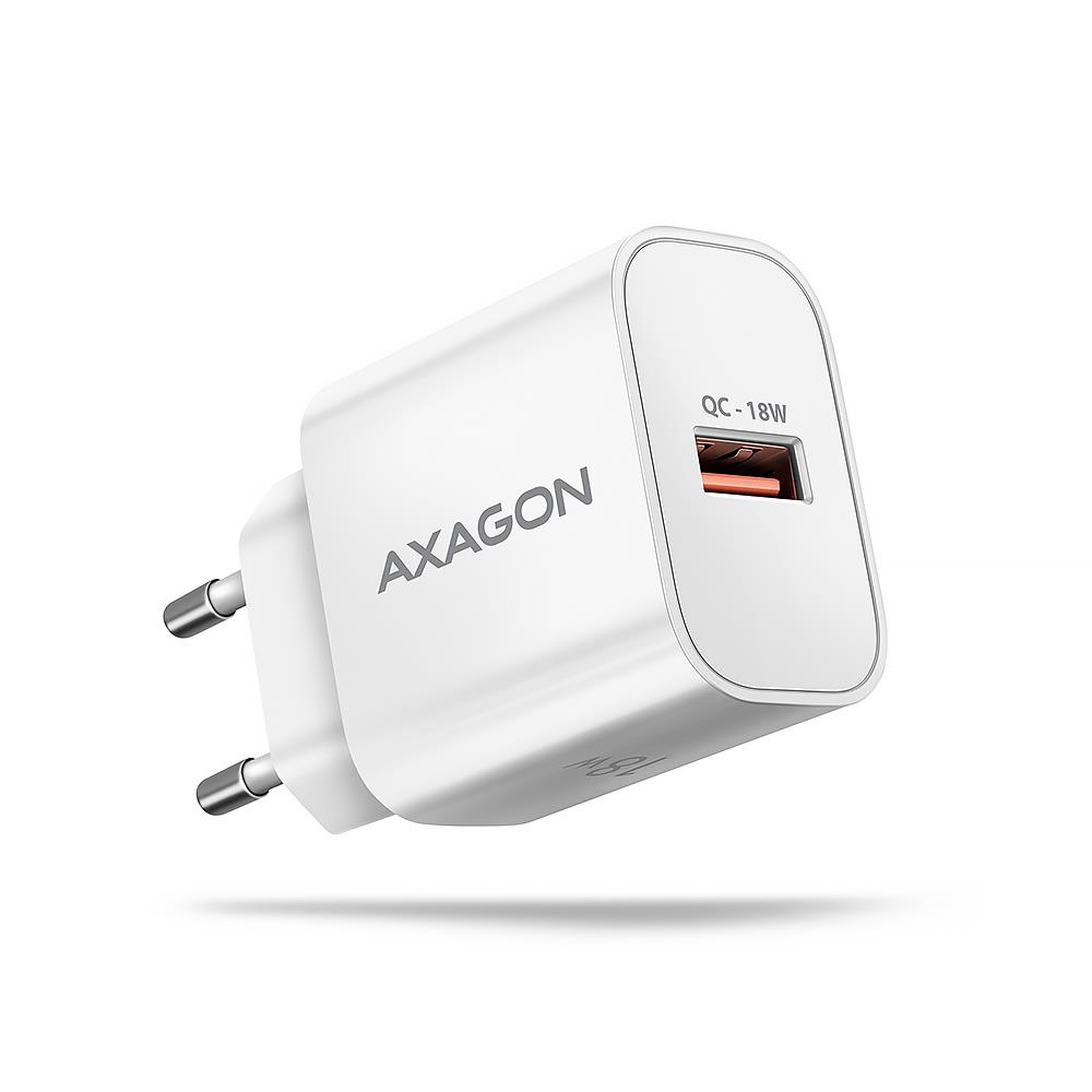 MOBILE CHARGER WALL USB 18W/1PORT WHITE ACU-QC18W AXAGON - Image 4