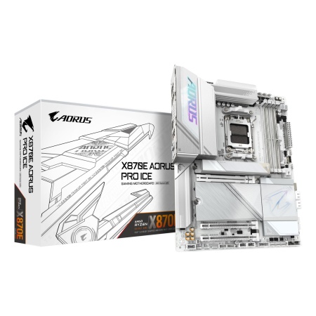 Mainboard GIGABYTE AMD X870E SAM5 ATX Memory DDR5 Memory slots 4 X870EAORUSPROICE1.1