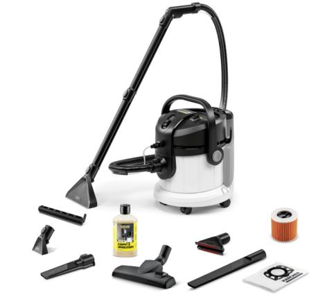 Vacuum Cleaner KARCHER Spray extraction cleaner SE 4 Plus Special Wet/dry/Car cleaning 1000 Watts White Weight 7.6 kg 1.081-171.0
