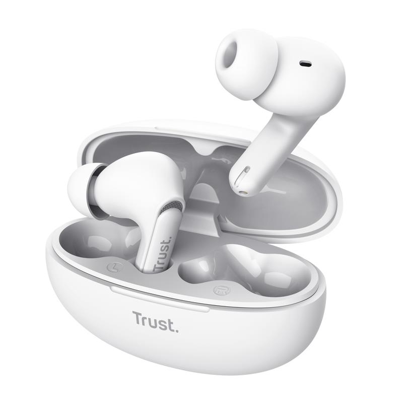 HEADSET EARBUDS YAVI BT ENC/WHITE 25172 TRUST - Image 7