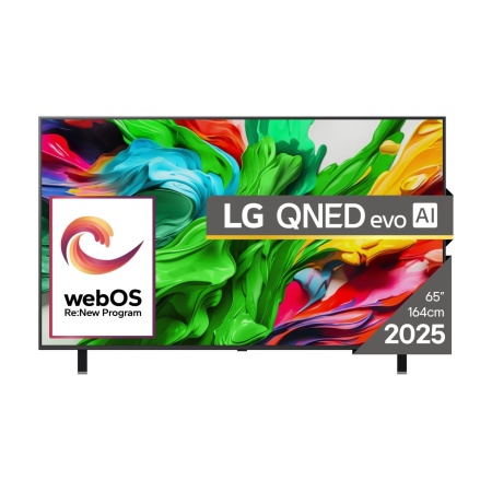 TV Set LG 65" 4K/Smart 3840x2160 Wireless LAN Bluetooth webOS 65QNED85A3C