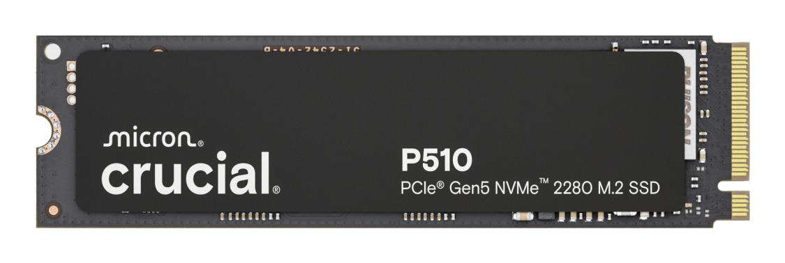 SSD CRUCIAL 600xTBW rating Read speed 11000 MB/s Write speed 9500 MB/s NVMe Yes PCI Express 5.0 M.2 1000 GB P510 CT1000P510SSD8