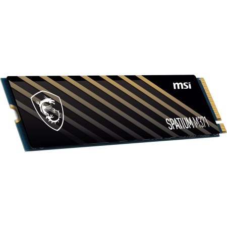 SSD MSI SPATIUM M371 500GB M.2 PCIE NVMe 3D NAND Write speed 1150 MBytes/sec Read speed 2200 MBytes/sec 2.15mm TBW 110 TB MTBF 1500000 hours S78-440K160-P83