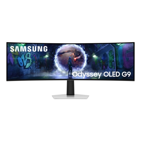 Monitor SAMSUNG Odyssey G9 G93SD 49" Gaming/Curved Panel OLED 5120x1440 32:9 240 Hz 0.03 ms Colour White LS49DG934SUXEN