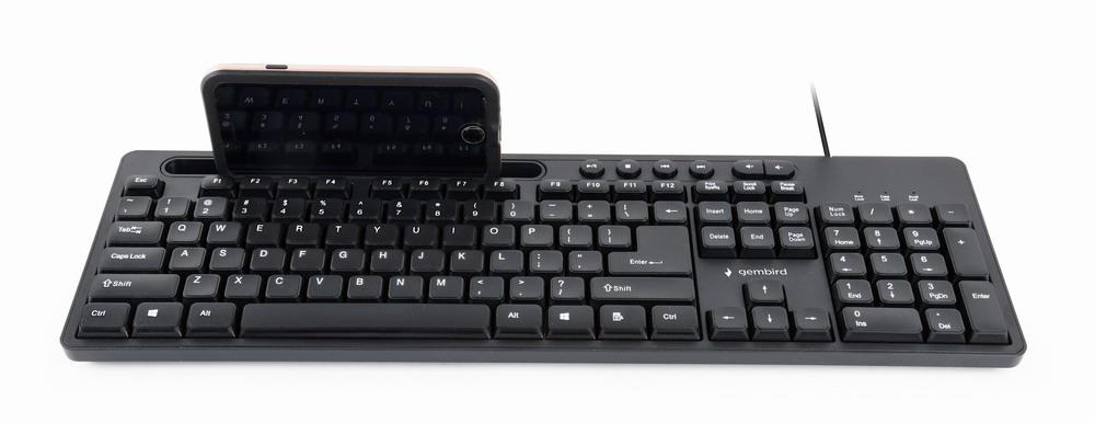 KEYBOARD MULTIMEDIA USB ENG/BLACK KB-UM-108 GEMBIRD - Image 6