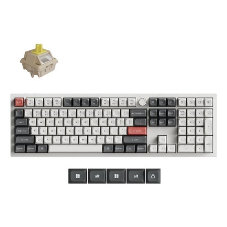 KEYBOARD WRL Q6 ULTRA/WHITE Q6U-P4 KEYCHRON