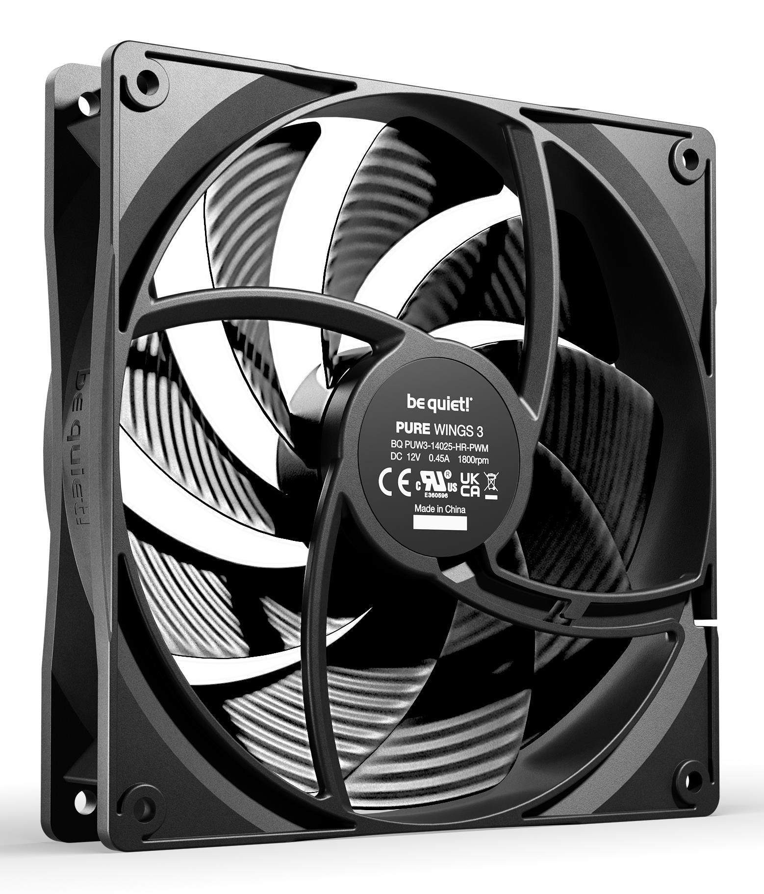 CASE FAN 140MM PURE WINGS 3/PWM HS 3PACK BL138 BE QUIET - Image 4