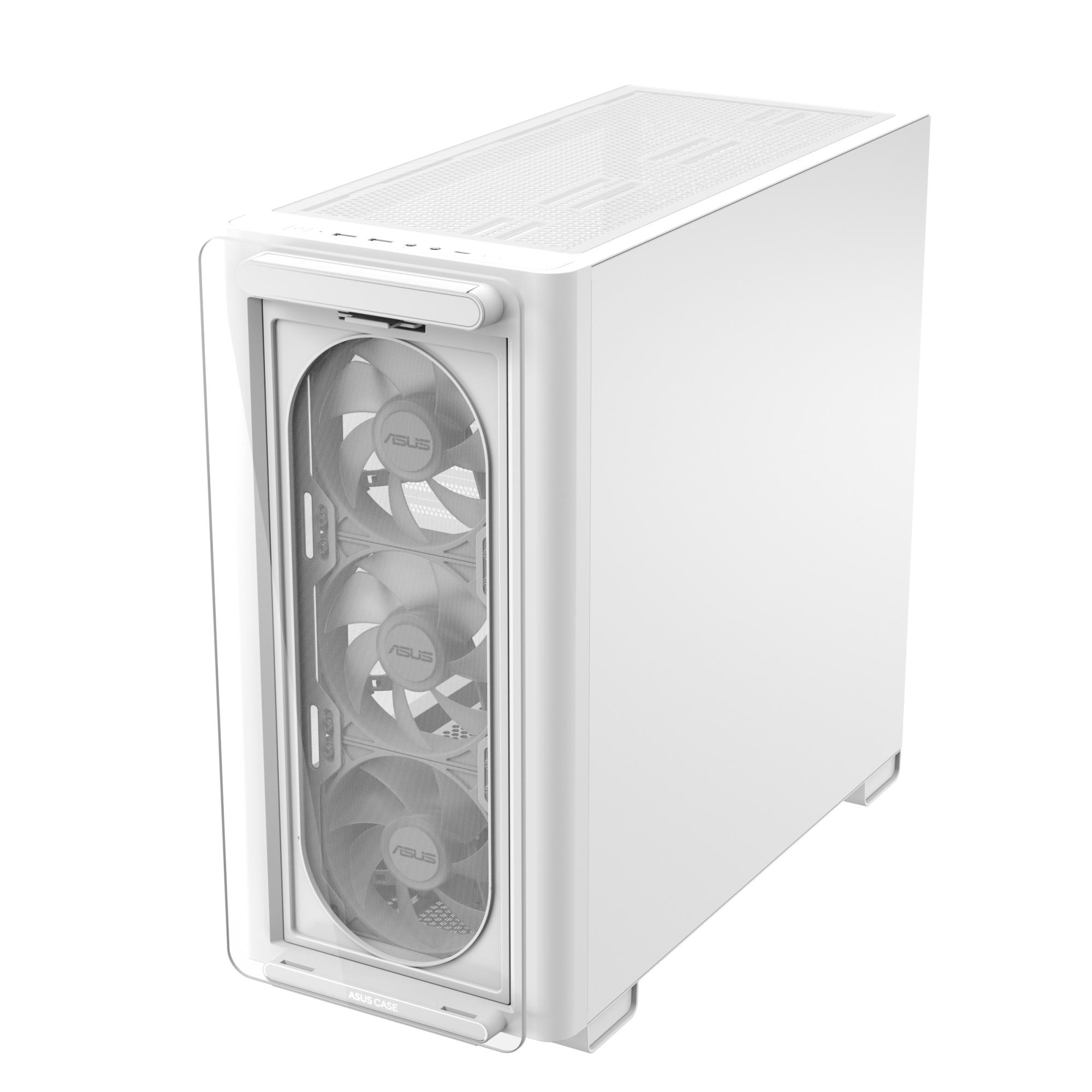 Case ASUS A23 PLUS MidiTower Case product features Transparent panel MicroATX MiniITX Colour White A23PLUSTG/ARGBWHITE - Image 9