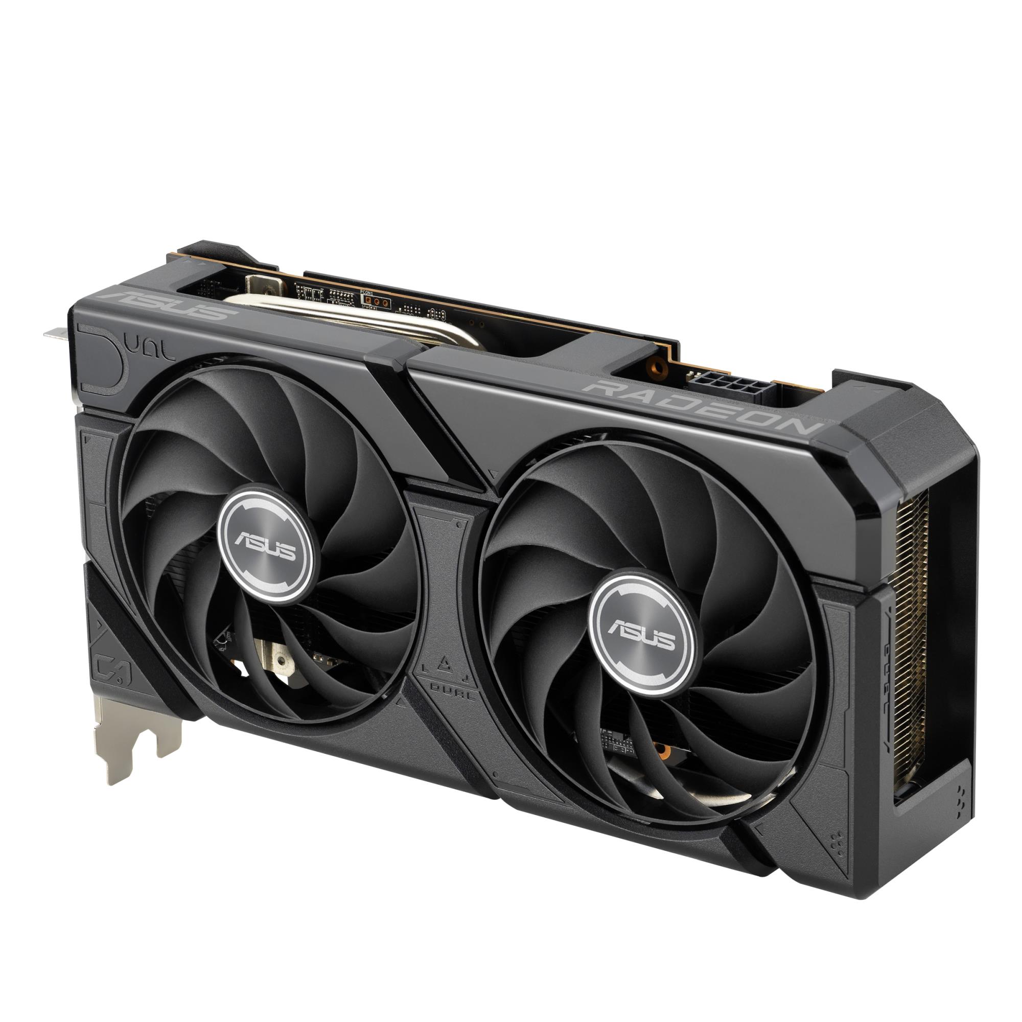 Graphics Card ASUS AMD Radeon RX 7600 8 GB GDDR6 128 bit PCIE 4.0 8x Two and Half Slot Fansink 1xHDMI 3xDisplayPort DUAL-RX7600-O8G-EVO - Image 7