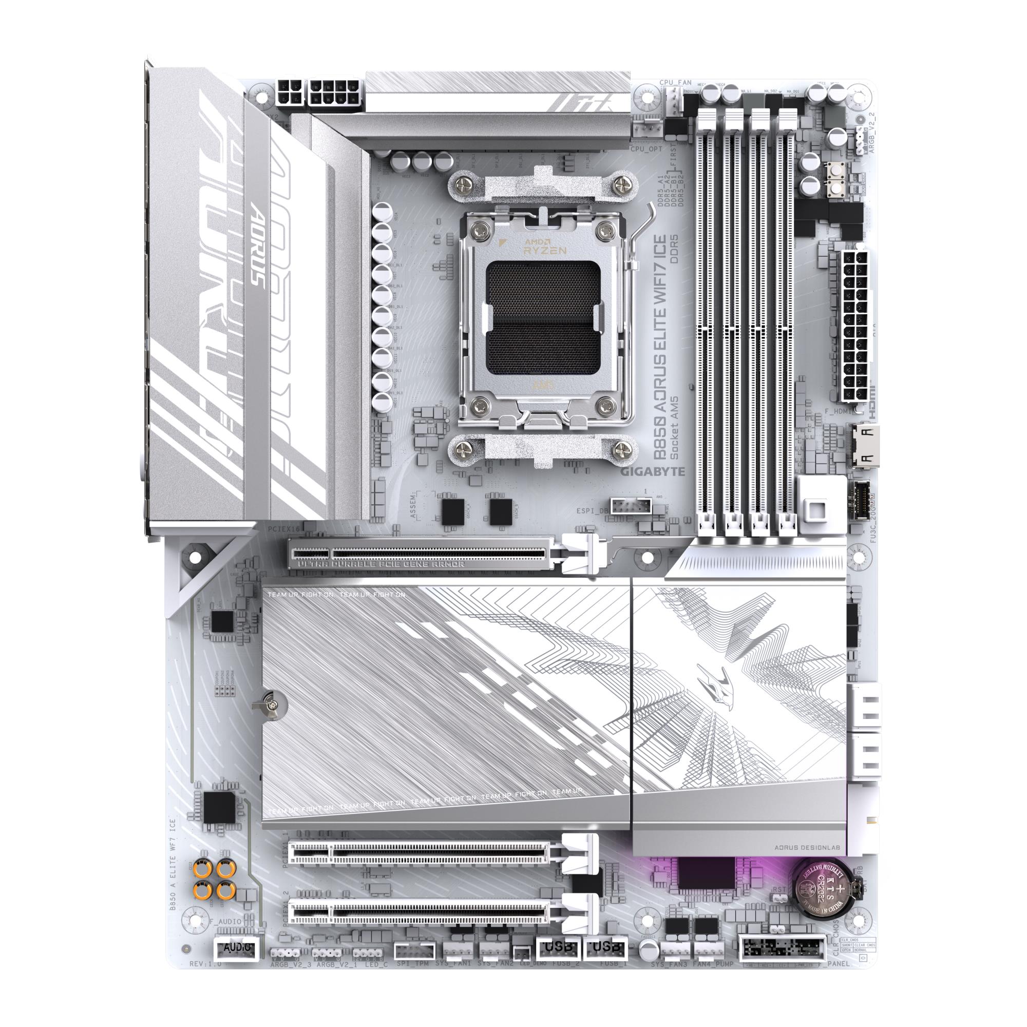 Mainboard GIGABYTE AMD B850 SAM5 ATX Memory DDR5 B850AELITEWF7ICE1.1 - Image 2