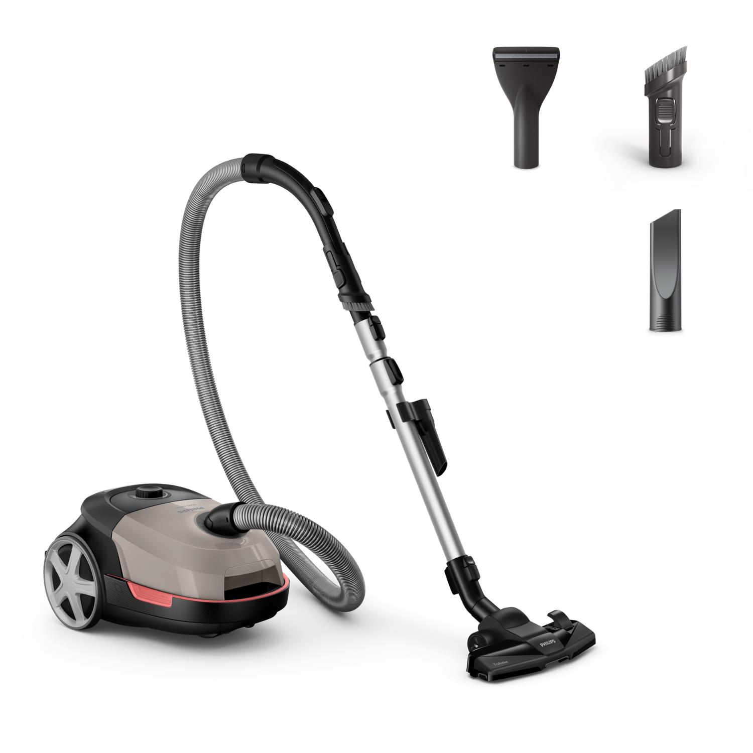 Vacuum Cleaner PHILIPS Bagged 900 Watts Capacity 4 l Noise 77 dB Beige Weight 4.6 kg XD5122/10 - Image 4