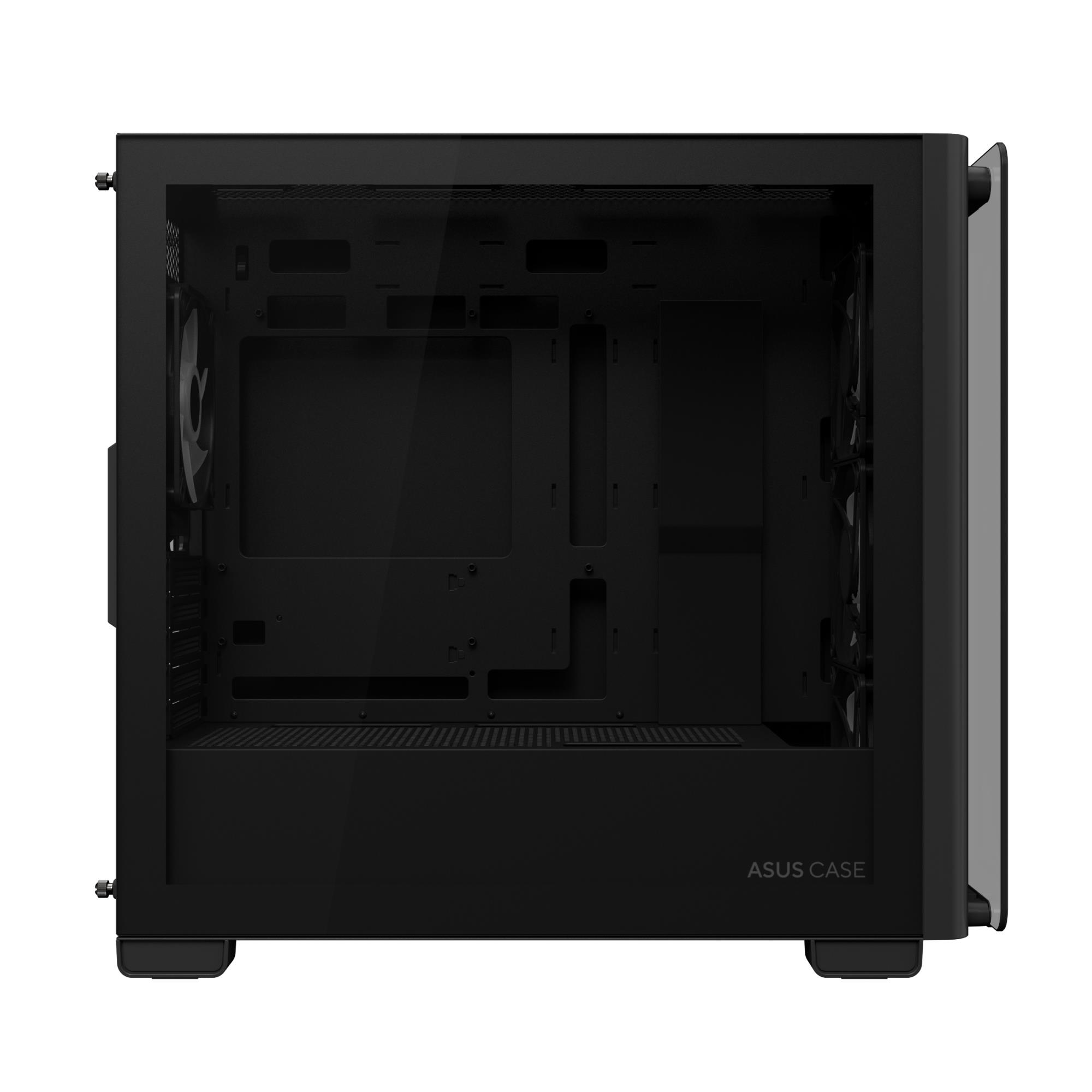 Case ASUS A23 PLUS MidiTower Case product features Transparent panel MicroATX MiniITX Colour Black A23PLUSTG/ARGBBLACK - Image 2