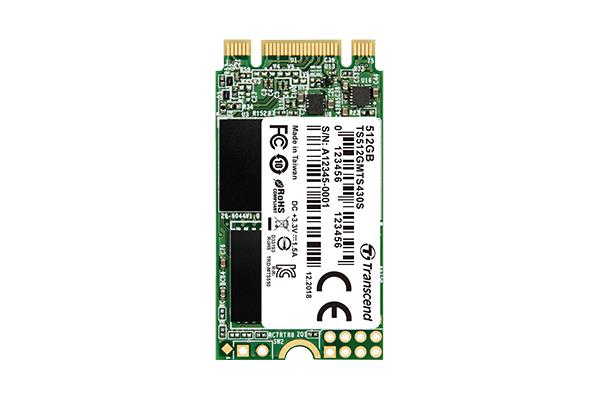SSD TRANSCEND 430S 512GB M.2 SATA 3.0 TLC Write speed 500 MBytes/sec Read speed 560 MBytes/sec MTBF 1000000 hours TS512GMTS430S - Image 5