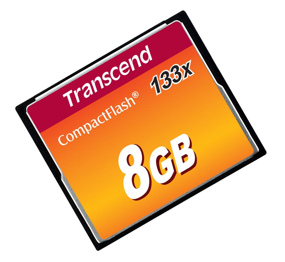 MEMORY COMPACT FLASH 8GB/133X TS8GCF133 TRANSCEND - Image 9