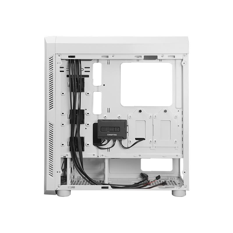 Case CHIEFTEC ATX/micro ATX/Mini-ITX White Midi Tower PC GL-03W-OP - Image 9