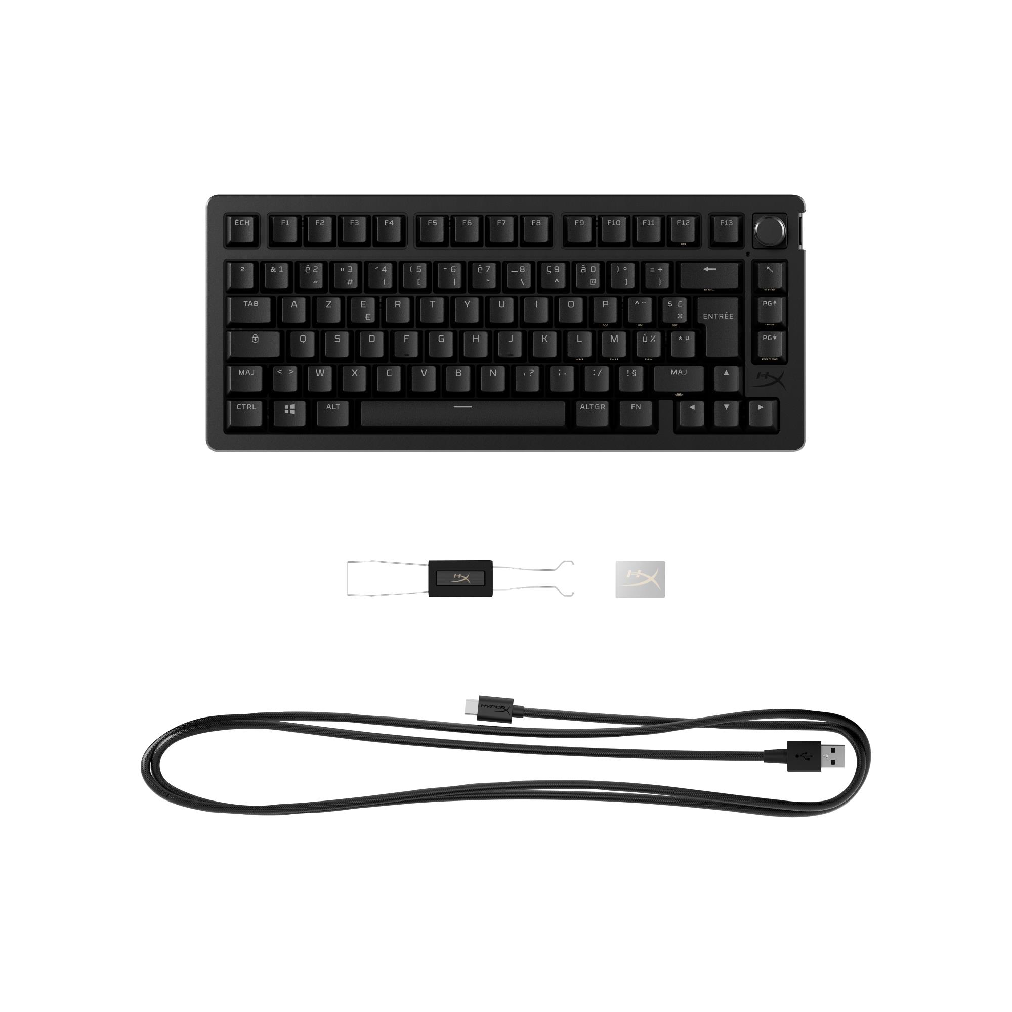 KEYBOARD ALLOY RISE 75 S BLACK/7G7A4AA#ABA HYPERX - Image 4