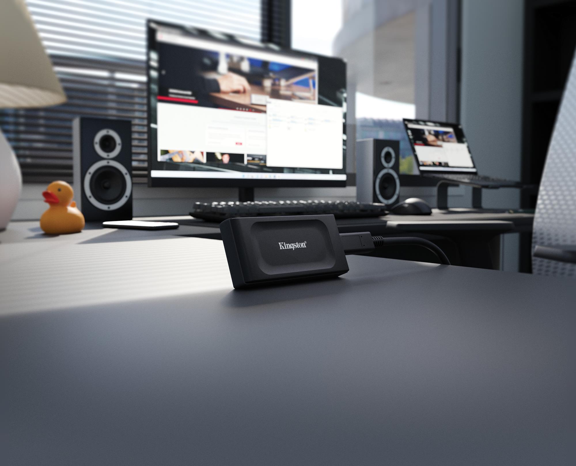 External SSD KINGSTON XS1000 2TB USB 3.2 Write speed 1000 MBytes/sec Read speed 1050 MBytes/sec SXS1000/2000G - Image 15