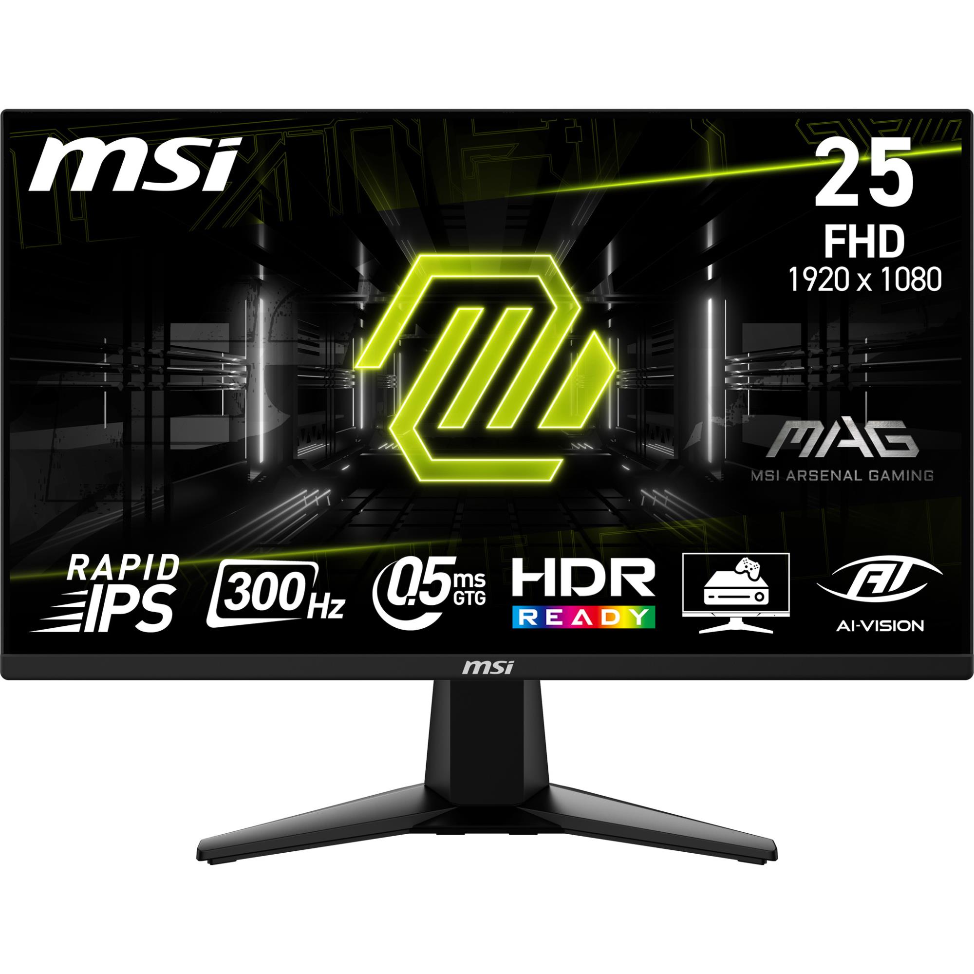 LCD Monitor MSI 24.5 " 1920x1080 pixels Full HD Native aspect ratio 16:9 LCD Flat MAG255XF - Image 3
