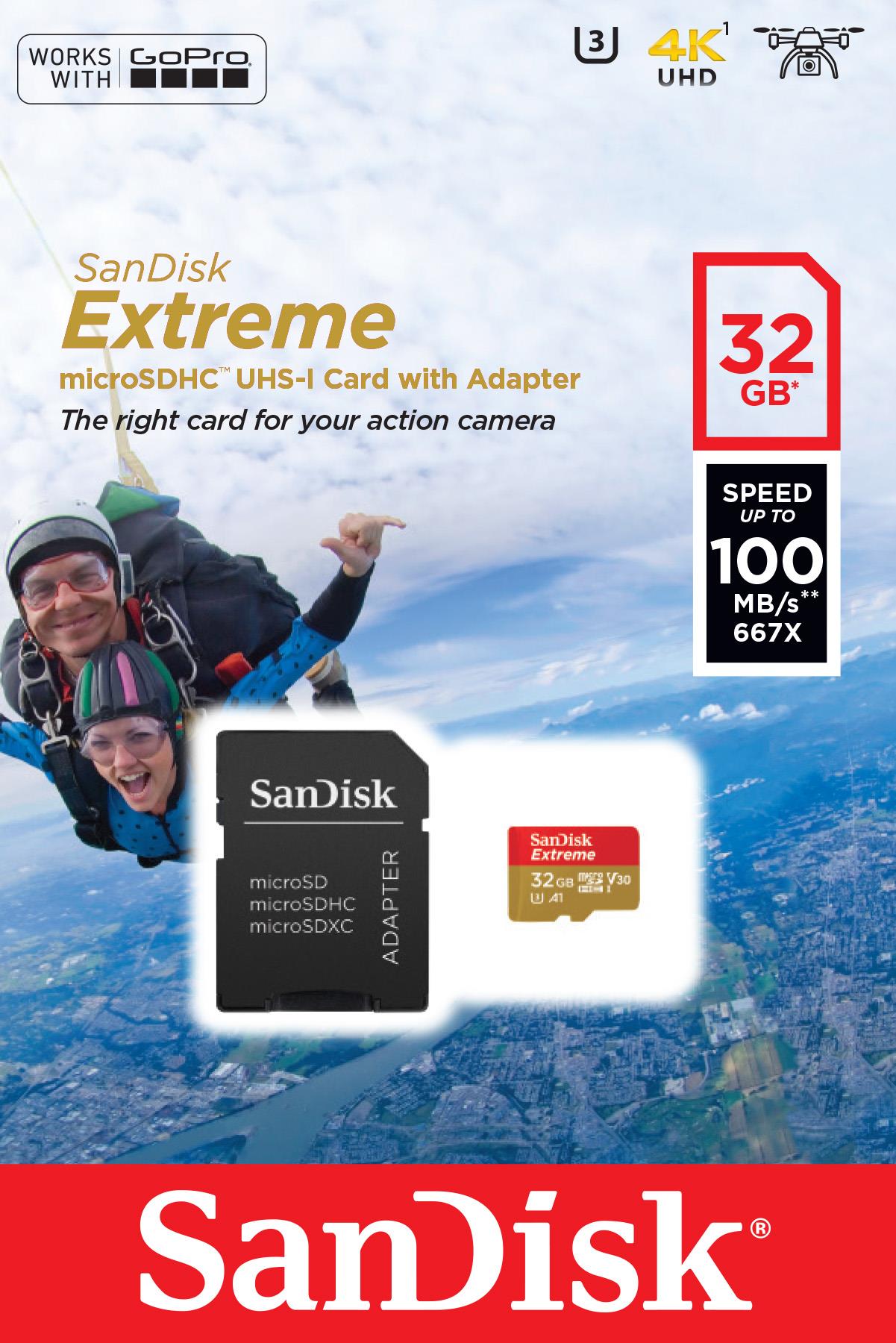 MEMORY MICRO SDHC 32GB UHS-I/W/A SDSQXAF-032G-GN6AA SANDISK - Image 3