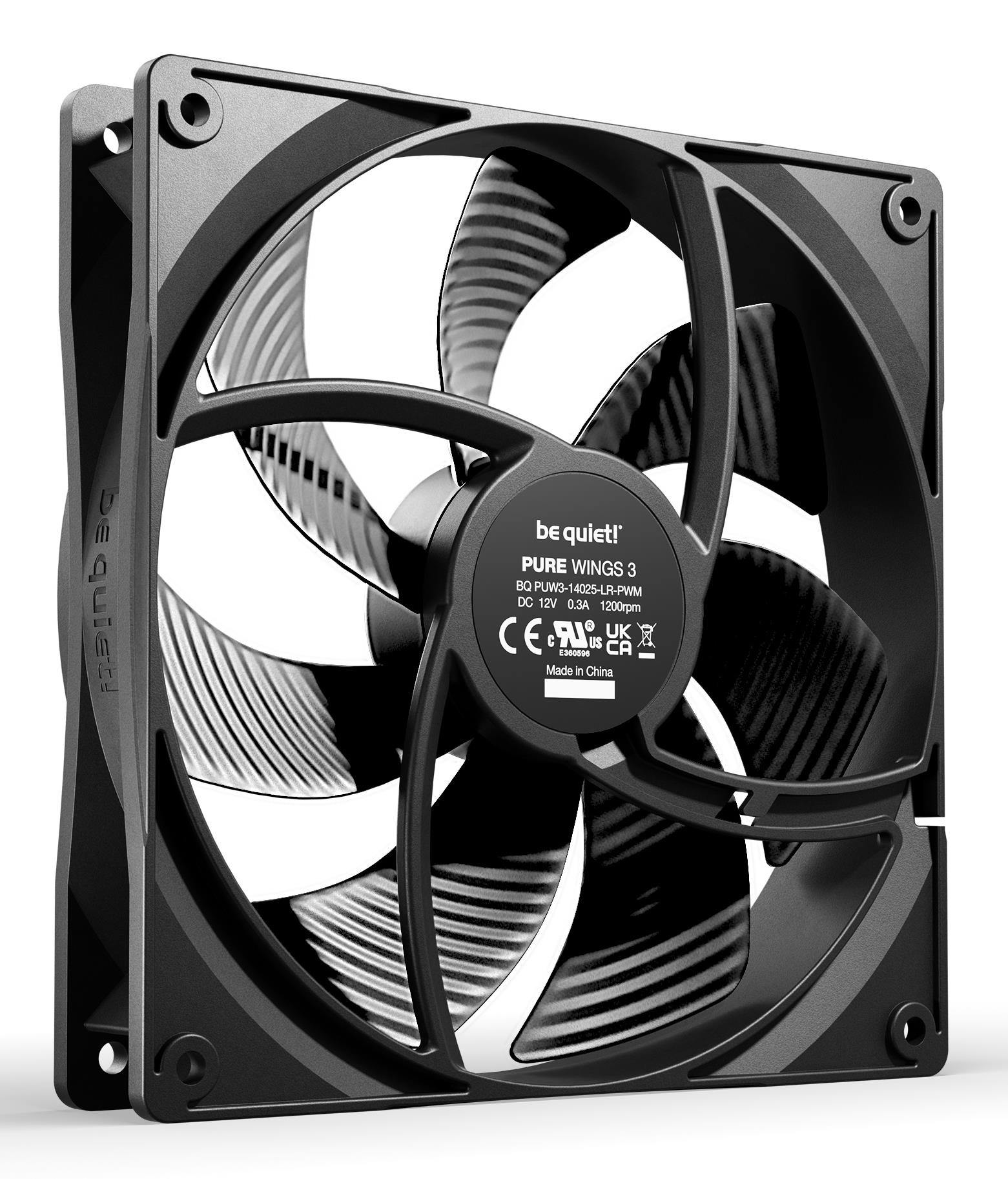 CASE FAN 140MM PURE WINGS 3/PWM 3PACK BL139 BE QUIET - Image 4
