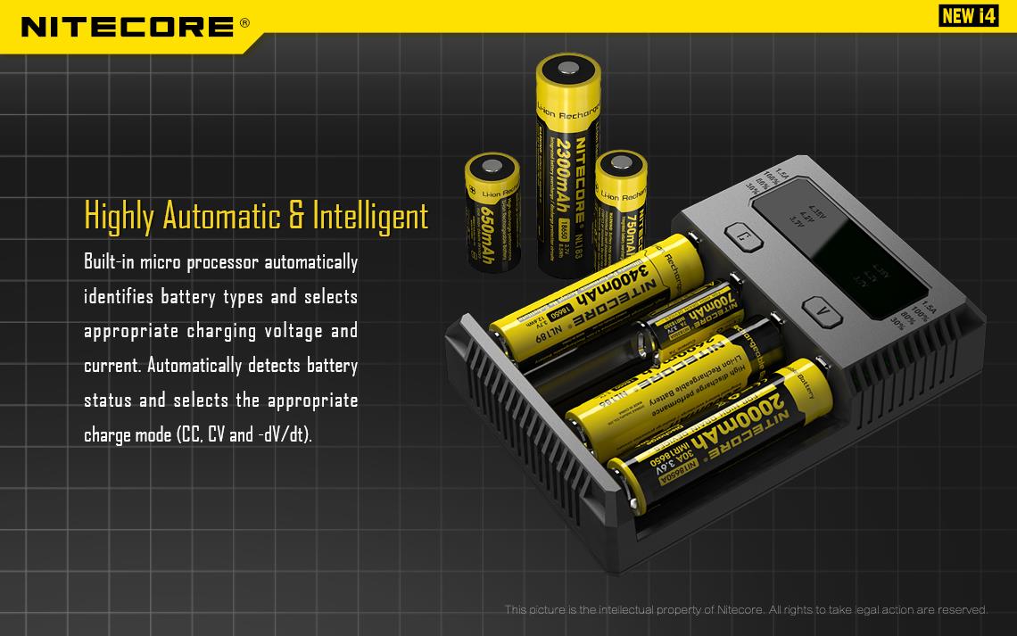 BATTERY CHARGER 4-SLOT/INTELLICHARGER NEW I4 NITECORE - Image 8