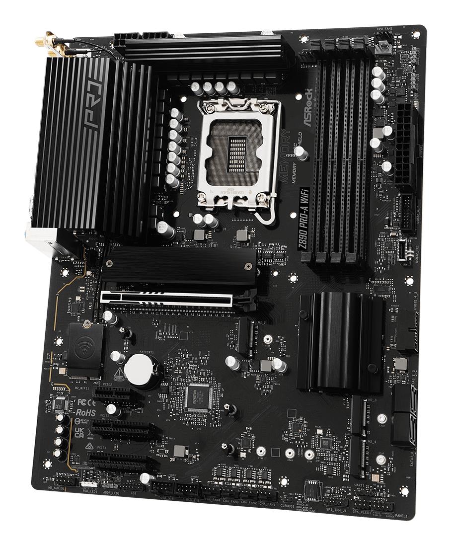Mainboard ASROCK Intel Z890 LGA1851 ATX Memory DDR5 Memory slots 4 Z890PRO-AWIFI - Image 5