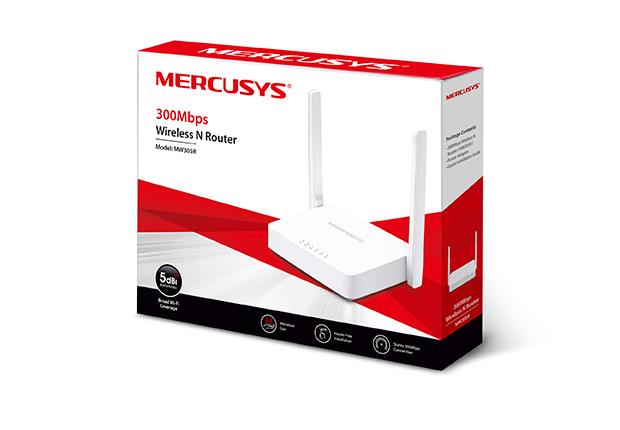 Wireless Router MERCUSYS Wireless Router 300 Mbps IEEE 802.11b IEEE 802.11g IEEE 802.11n Number of antennas 2 MW305R - Image 8
