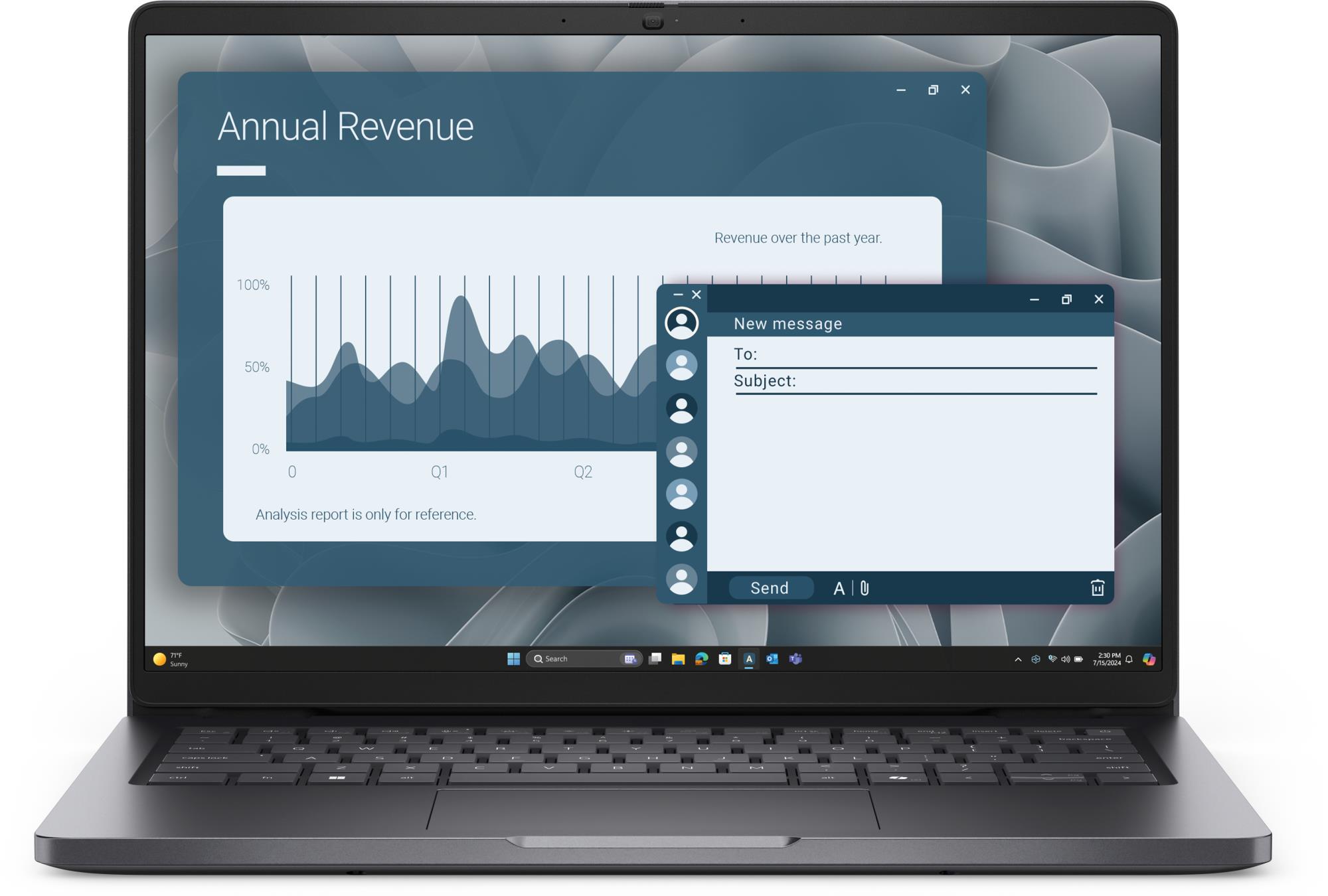 Notebook DELL Pro 14 PC14255 CPU Ryzen 3 210 3000 MHz 14" 1920x1200 RAM 8GB DDR5 5600 MHz SSD 512GB AMD Radeon 740M Integrated ENG Windows 11 Pro 1.36 kg BTO501_PC14255_EMEA - Image 2