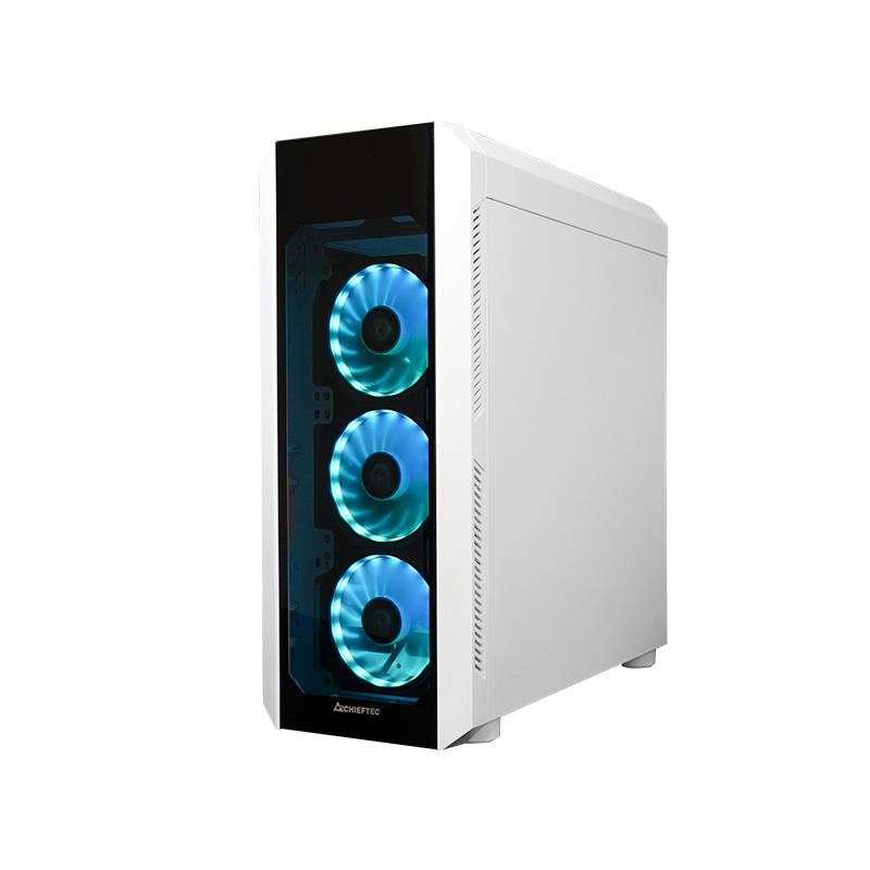 Case CHIEFTEC ATX/micro ATX/Mini-ITX White Midi Tower PC GL-03W-OP - Image 2