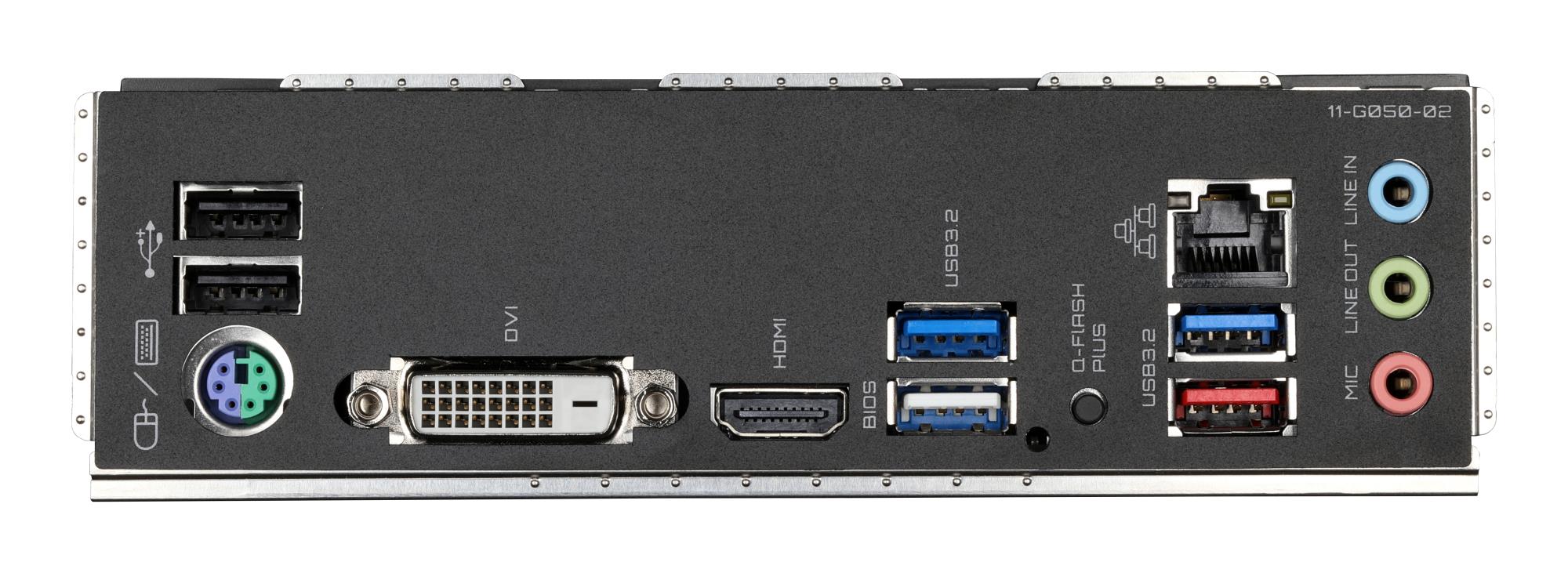 Mainboard GIGABYTE AMD B550 SAM4 ATX Memory DDR4 Memory slots 4 3xPCI-Express 3.0 1x 1xPCI-Express 3.0 2x 1xPCI-Express 4.0 16x 2xM.2 1xDVI-D 1xHDMI 2xAudio-In 1xAudio-Out 2xUSB 2.0 4xUSB 3.2 1xPS/2 1xRJ45 B550GAMINGXV21.3 - Image 9