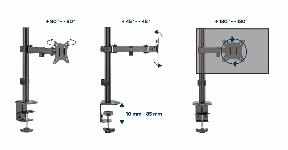 DISPLAY ACC MOUNTING ARM/17-32" MA-D1-03 GEMBIRD - Image 19
