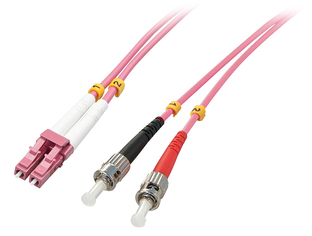 CABLE FIBRE OPTIC LC/ST OM4/5M 46353 LINDY - Image 2