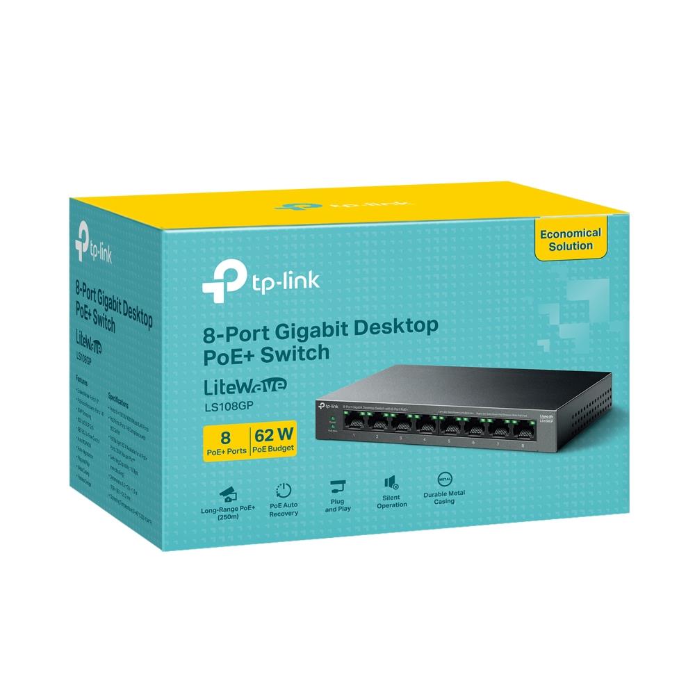 Switch TP-LINK LS108GP PoE+ ports 8 LS108GP - Image 12