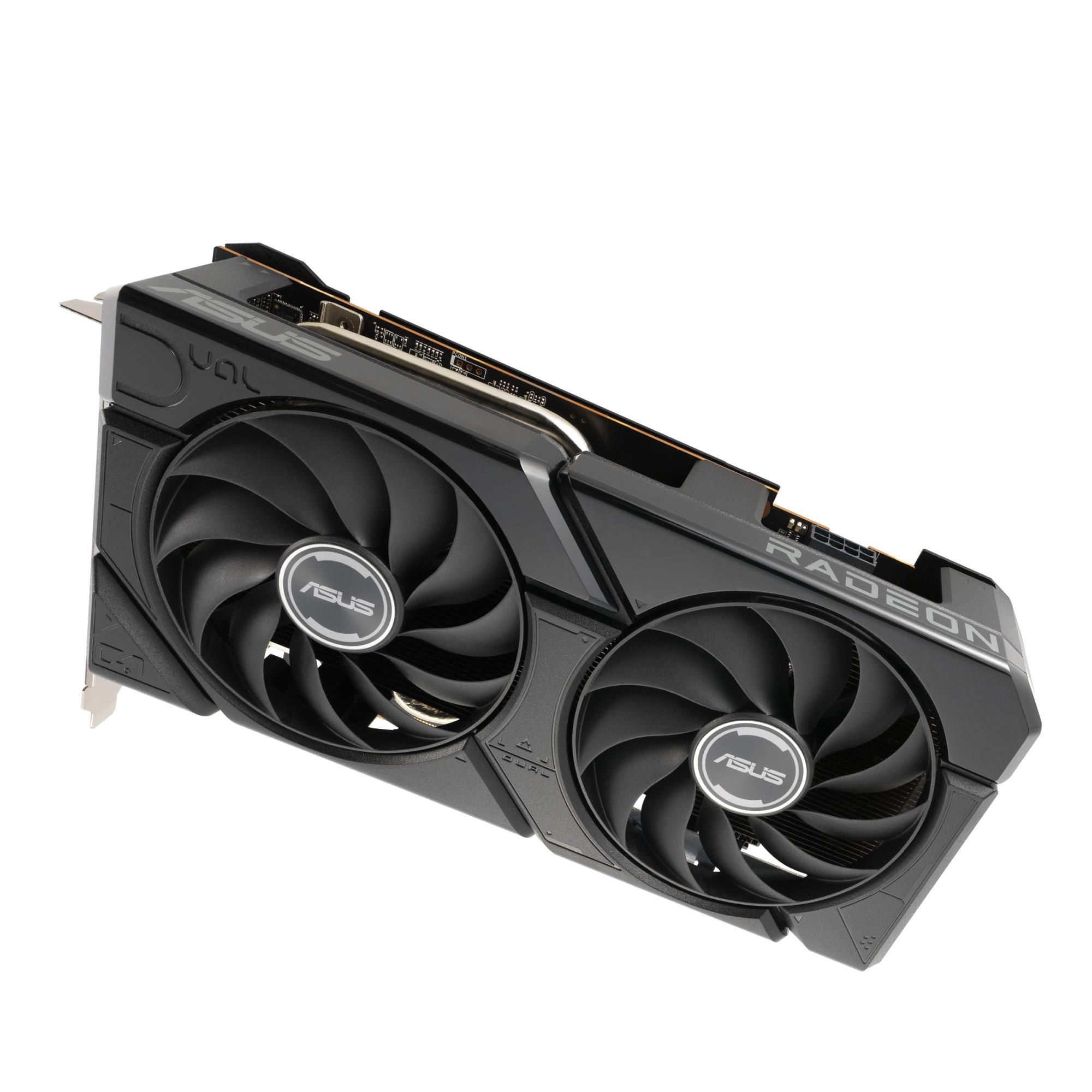 Graphics Card ASUS AMD Radeon RX 7600 8 GB GDDR6 128 bit PCIE 4.0 8x Two and Half Slot Fansink 1xHDMI 3xDisplayPort DUAL-RX7600-O8G-EVO - Image 10