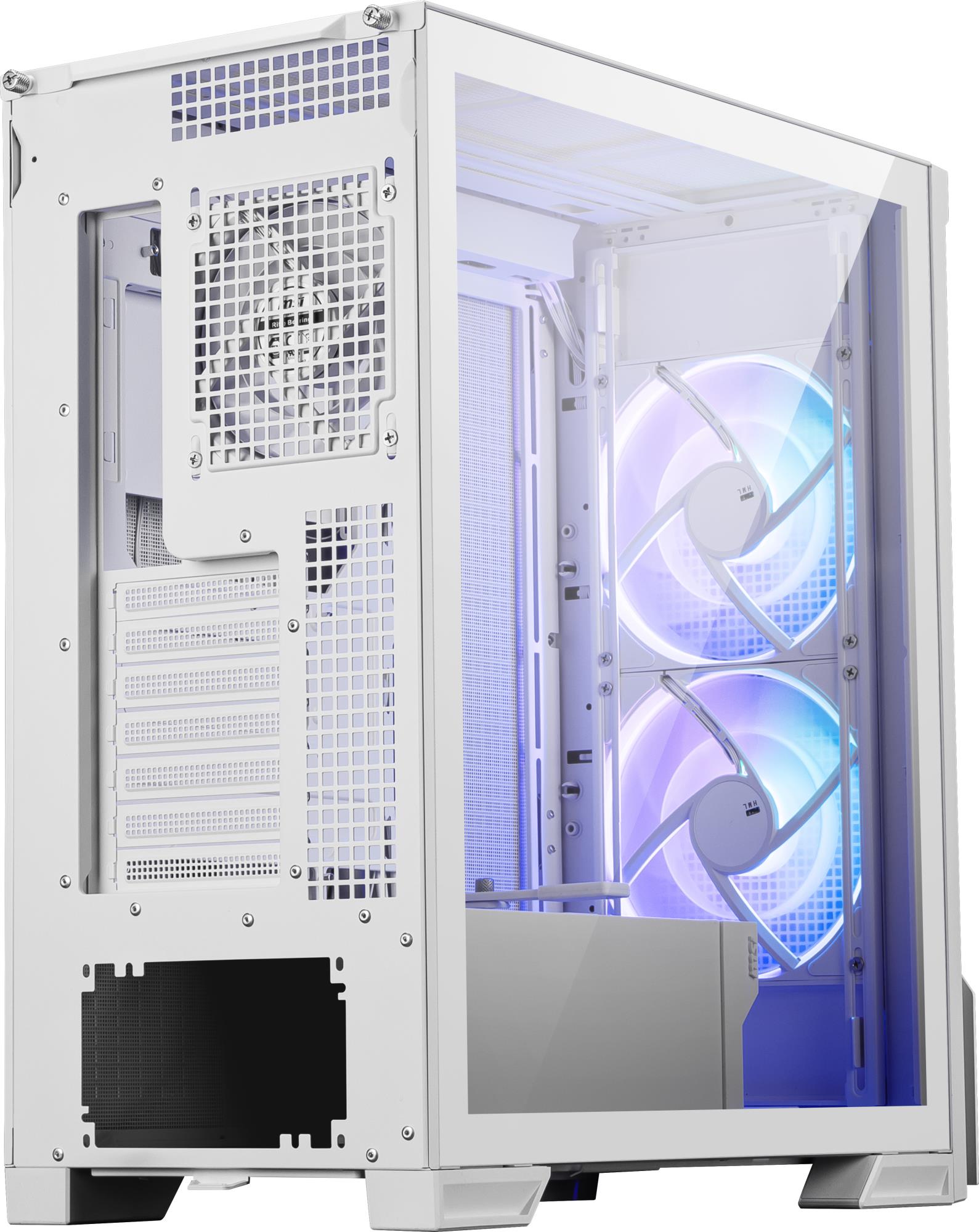 Case MSI ATX/micro ATX/Mini-ITX/EATX White Midi Tower PC VELOX300RAIRFLOWPZWH - Image 11