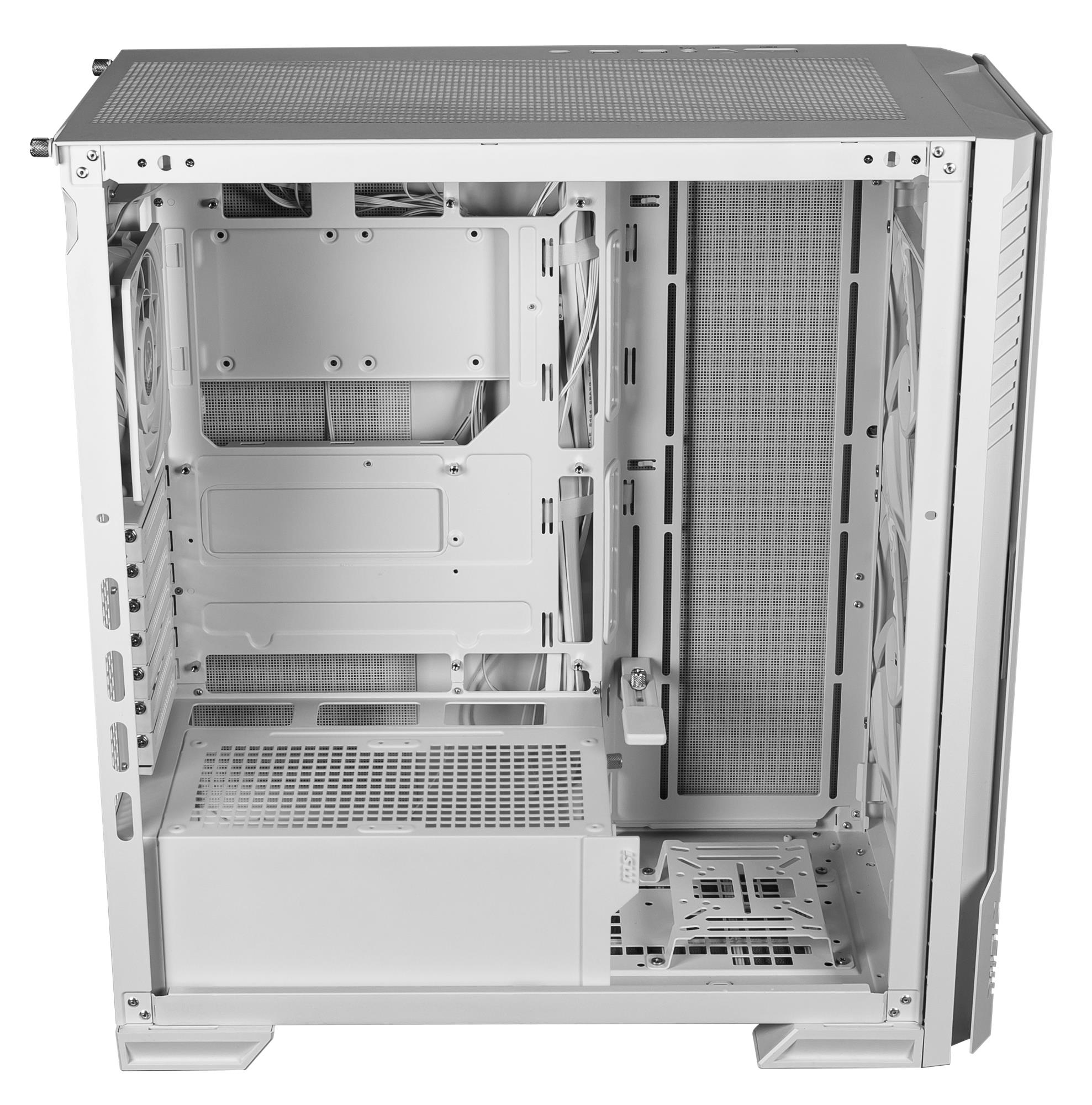 Case MSI ATX/micro ATX/Mini-ITX/EATX White Midi Tower PC VELOX300RAIRFLOWPZWH - Image 13
