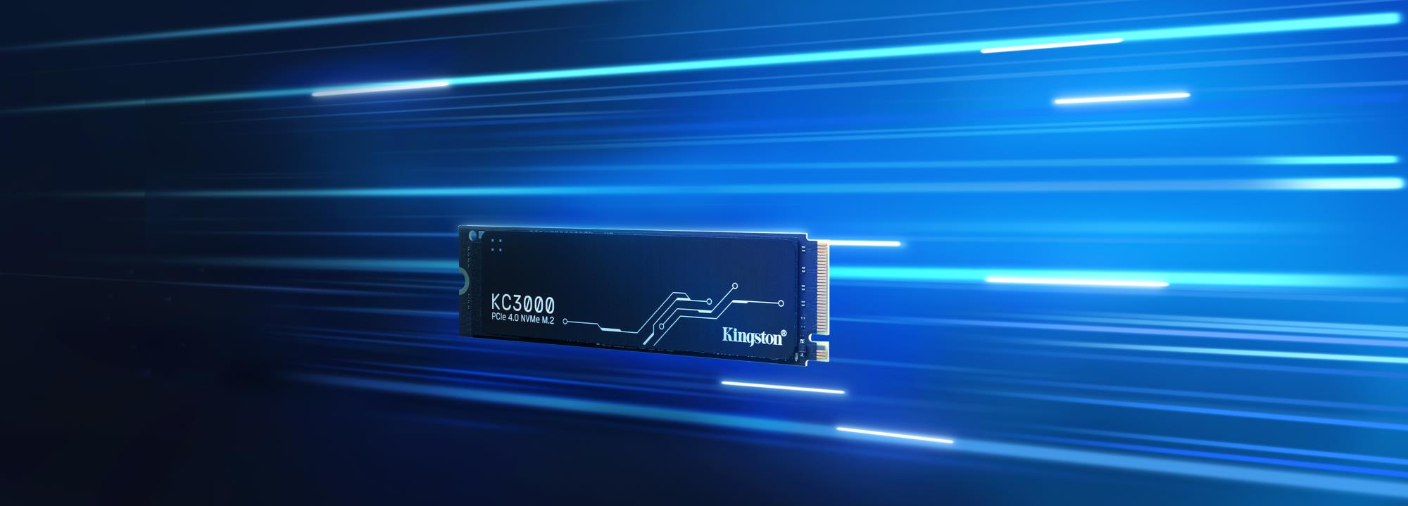 SSD KINGSTON KC3000 1TB M.2 NVMe 3D TLC Write speed 6000 MBytes/sec Read speed 7000 MBytes/sec TBW 800 TB MTBF 1800000 hours SKC3000S/1024G - Image 7