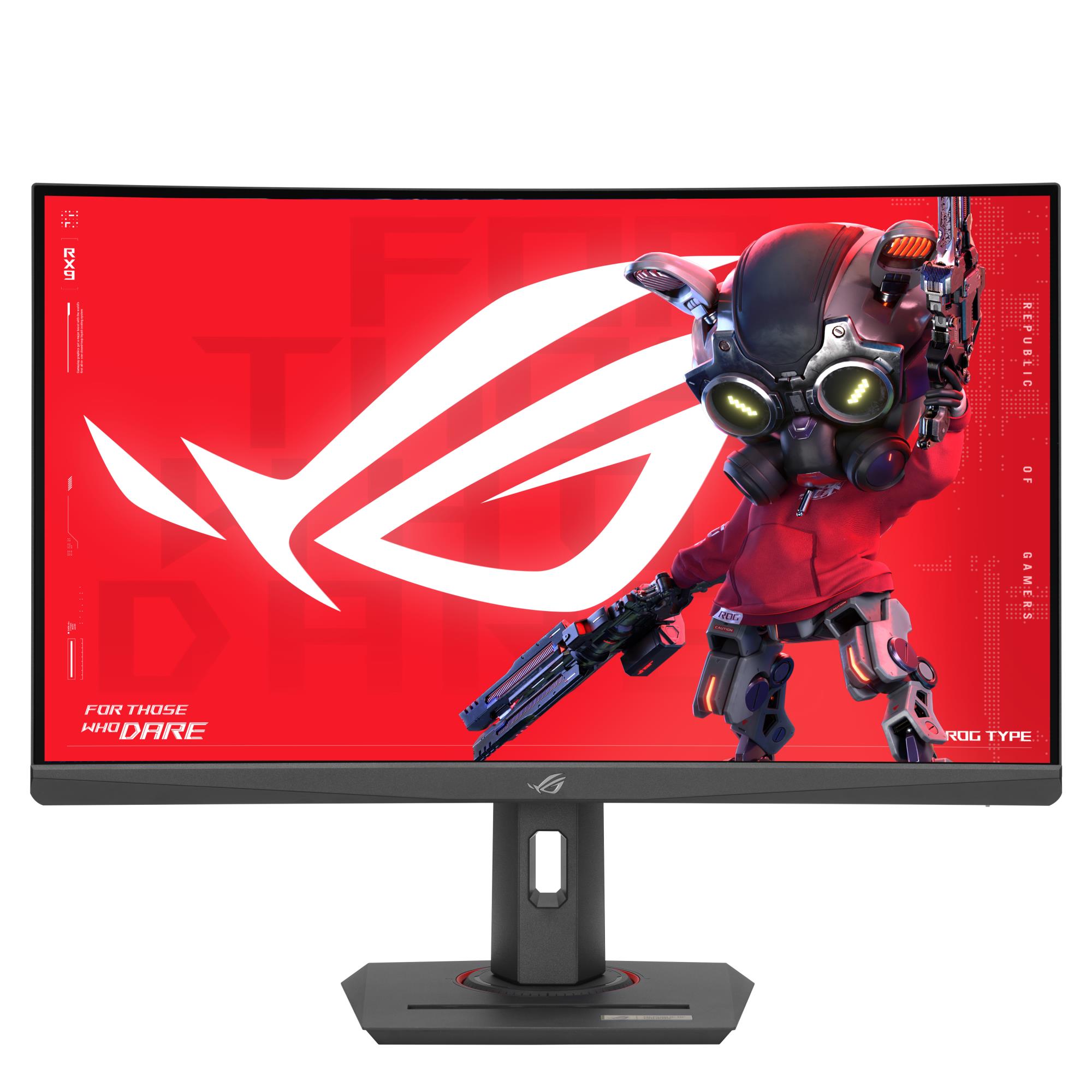 LCD Monitor ASUS ROG Strix XG27WCMS 27" Gaming/Curved Panel VA 2560x1440 16:9 280Hz 1 ms Swivel Height adjustable Tilt 90LM09Y1-B01370 - Image 2