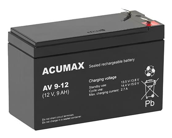 BATTERY 12V 9AH C20/AML9-12T2 EMU - Image 2