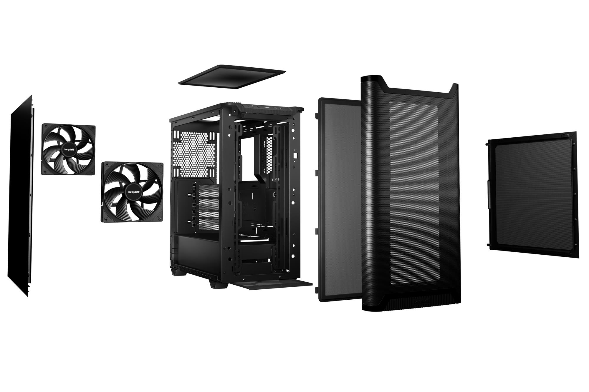 Case BE QUIET PURE BASE 501 MidiTower Not included ATX MicroATX MiniITX Colour Black BG074 - Image 4