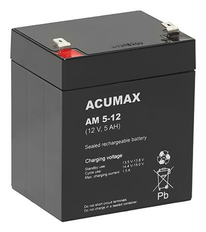 BATTERY 12V 5AH VRLA/AM5-12T2 ACUMAX EMU - Image 2