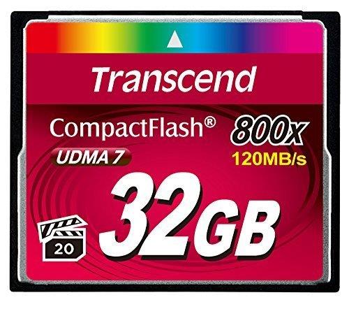 MEMORY COMPACT FLASH 32GB/800X TS32GCF800 TRANSCEND - Image 3