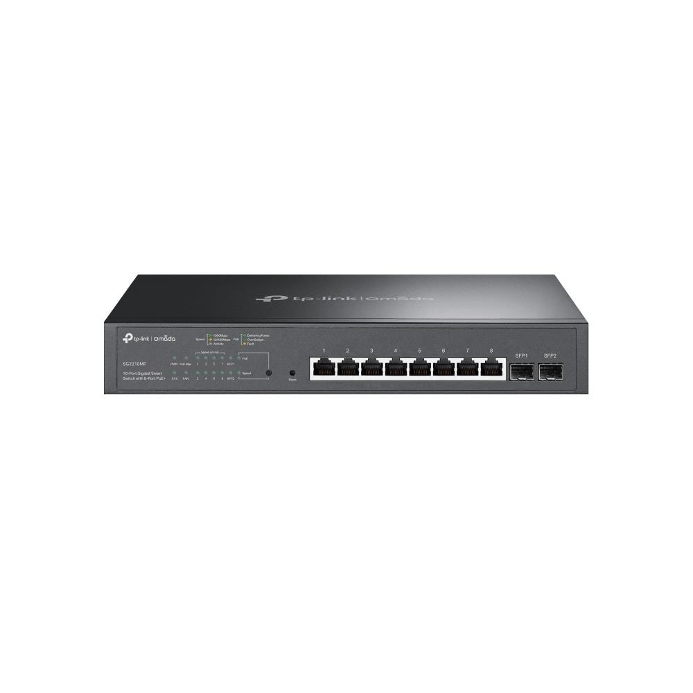 Switch TP-LINK Omada TL-SG2210MP PoE+ ports 8 150 Watts TL-SG2210MP - Image 3