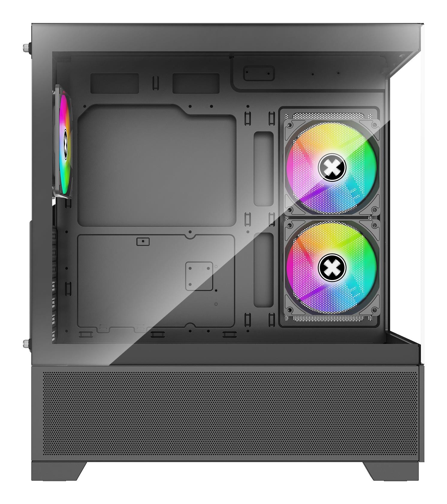 Case XILENCE XG172 MidiTower Case product features Fan control panel/Transparent panel Not included Colour Black XG172 - Image 13