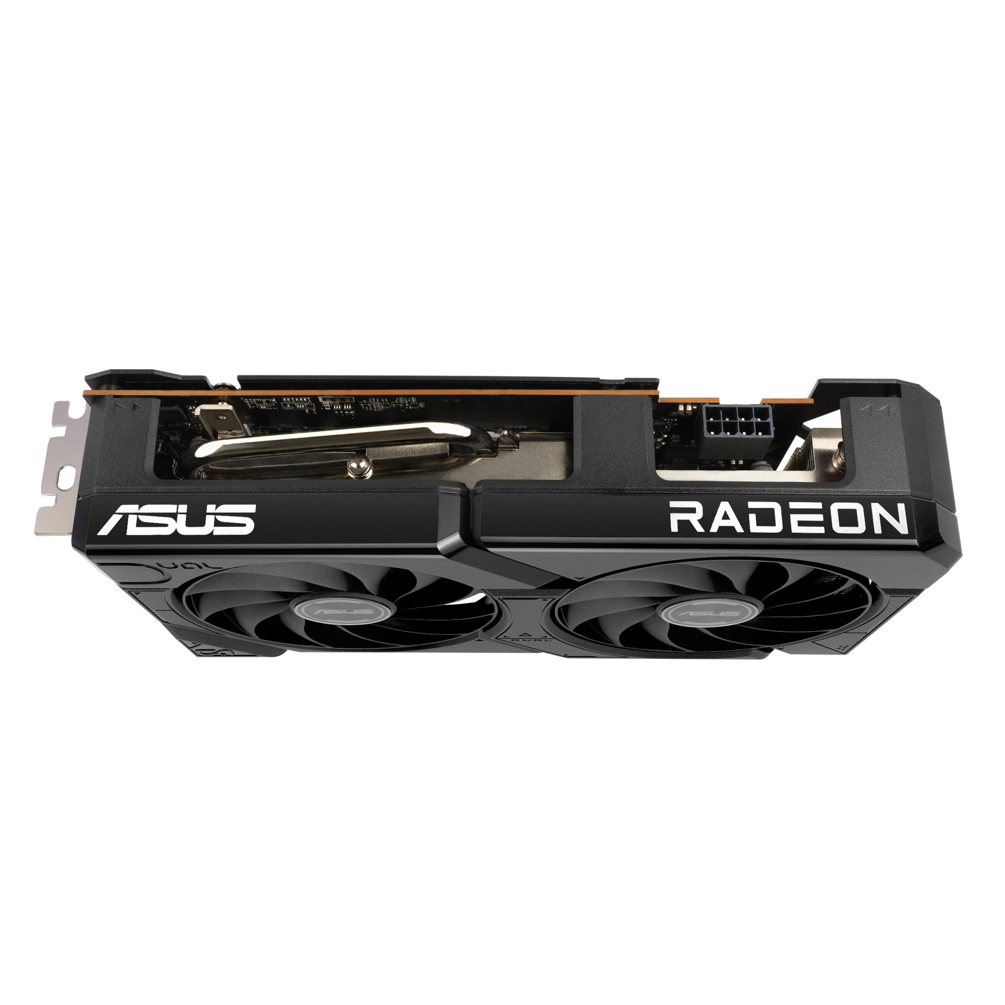 Graphics Card ASUS AMD Radeon RX 7600 8 GB GDDR6 128 bit PCIE 4.0 8x Two and Half Slot Fansink 1xHDMI 3xDisplayPort DUAL-RX7600-O8G-EVO - Image 8