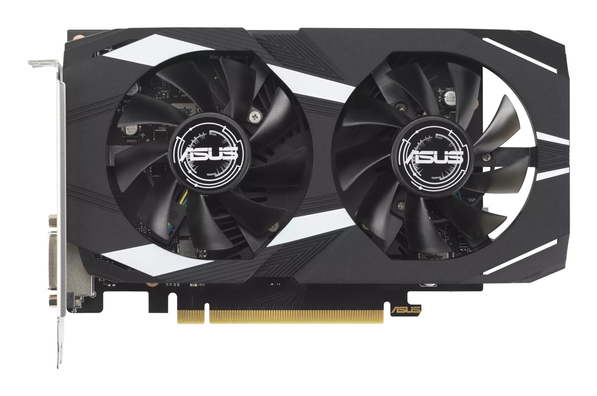 Graphics Card ASUS NVIDIA GeForce RTX 3050 6 GB GDDR6 96 bit PCIE 4.0 16x Dual Slot Fansink 1xDVI-D 1xHDMI 1xDisplayPort DUAL-RTX3050-O6G - Image 2