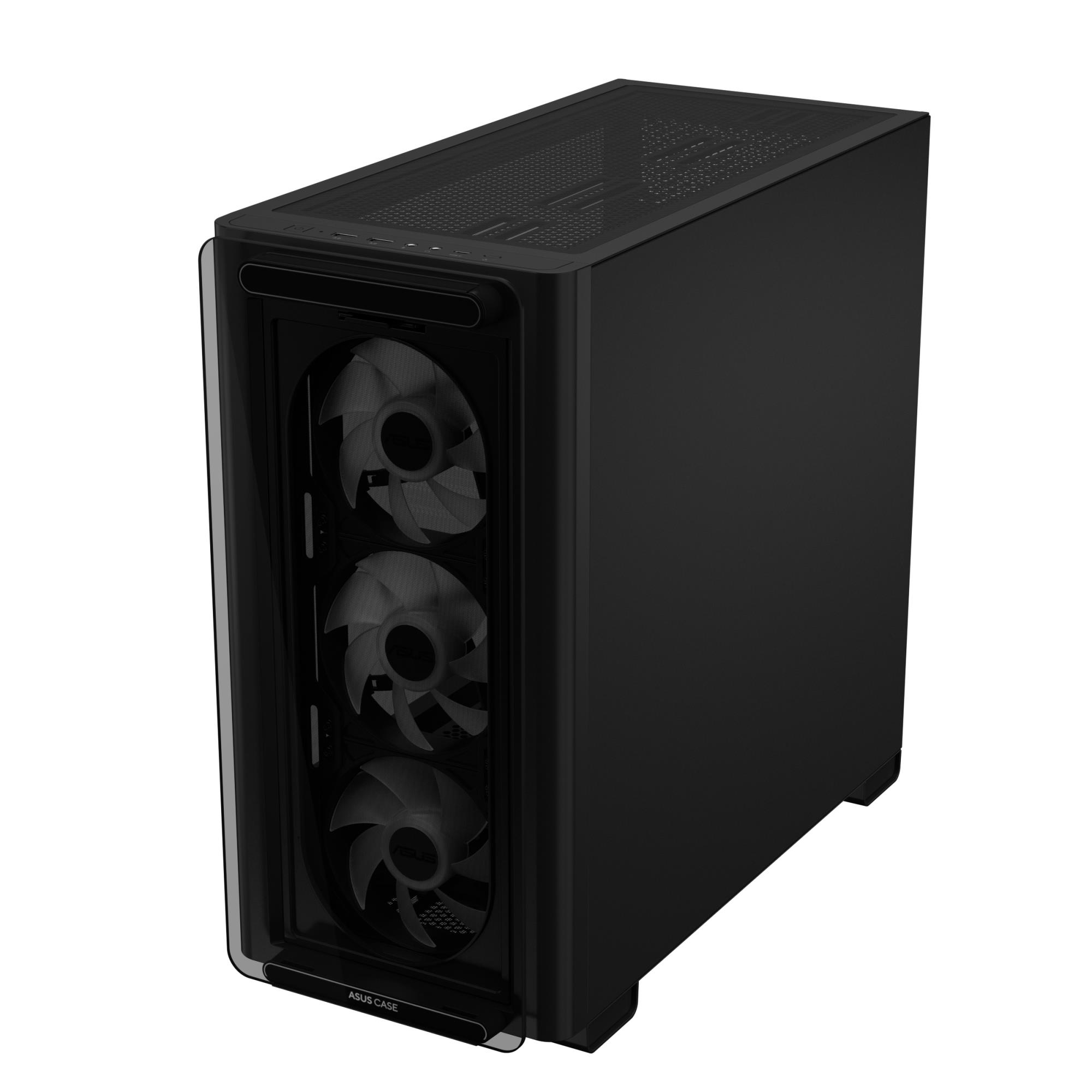 Case ASUS A23 PLUS MidiTower Case product features Transparent panel MicroATX MiniITX Colour Black A23PLUSTG/ARGBBLACK - Image 9